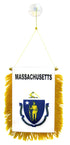 Massachusetts Mini Banner - Flags Importer