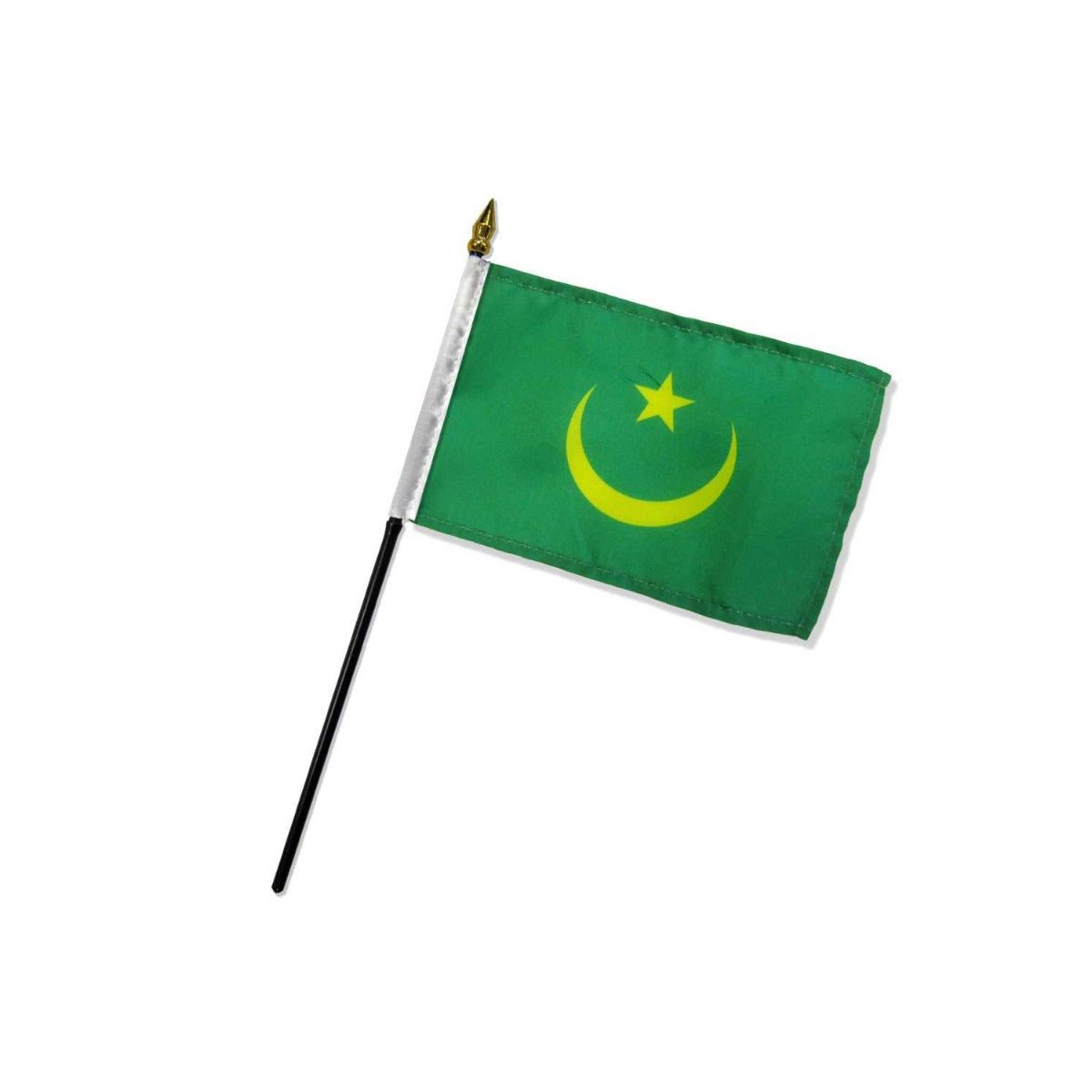 Mauritania (1959) 4x6in Stick Flag - Flags Importer