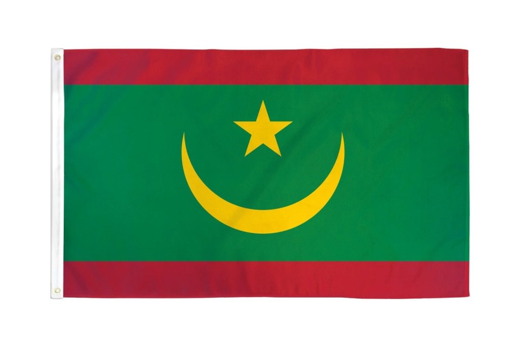 Mauritania Flag 2x3ft Poly - Flags Importer