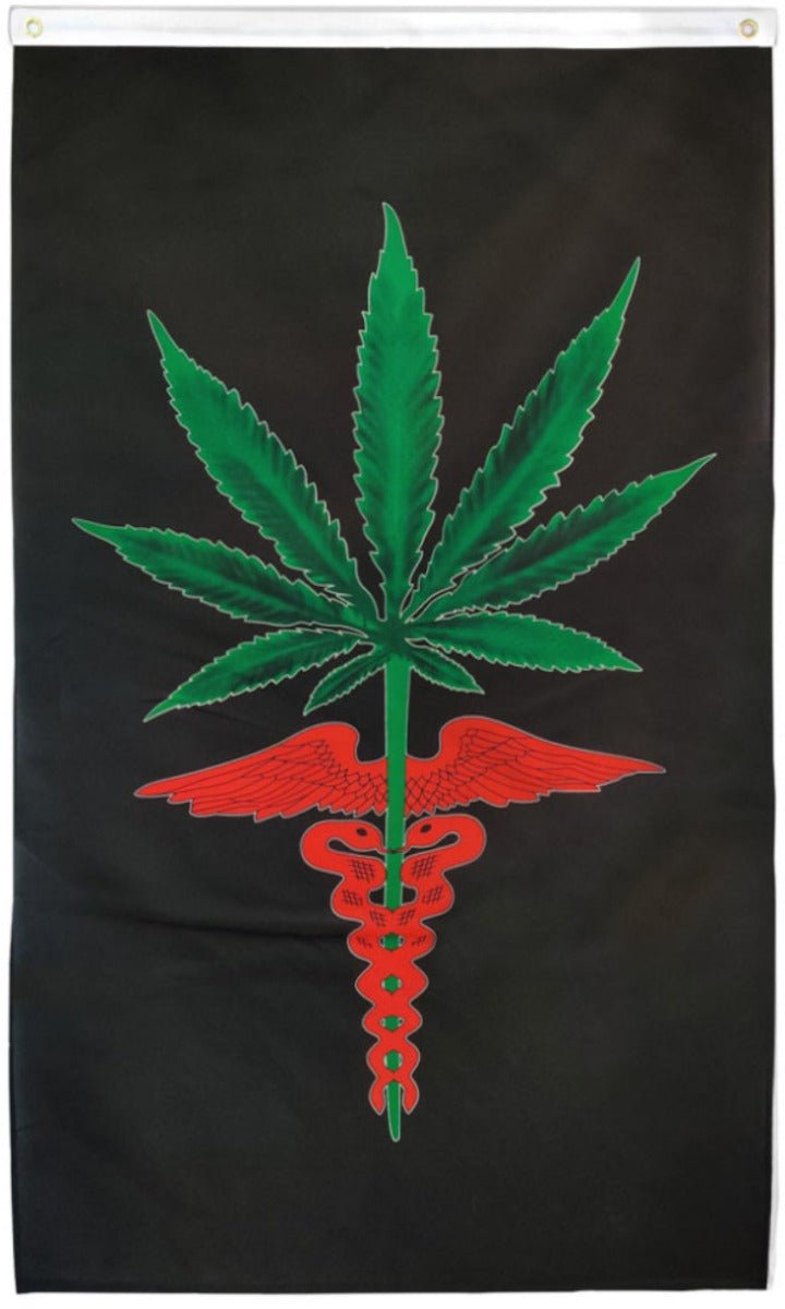 Medical MJ Flag 3x5ft Poly - Flags Importer