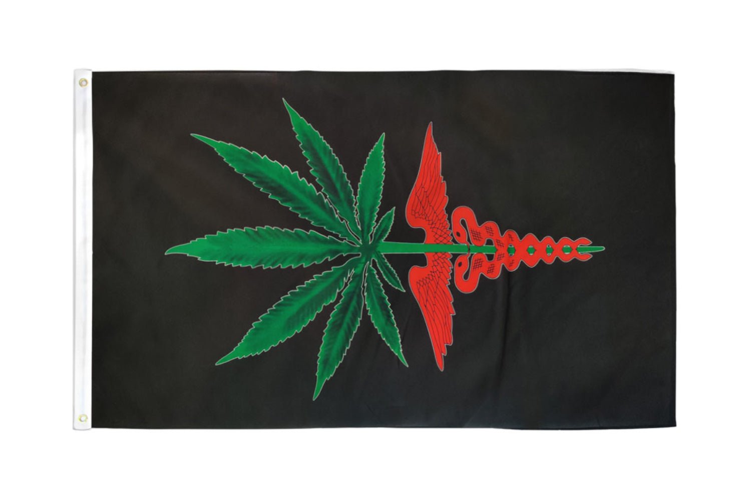 Medical MJ Flag 3x5ft Poly - Flags Importer