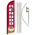 Menudo Windless Banner Flag & Pole Kit - Flags Importer