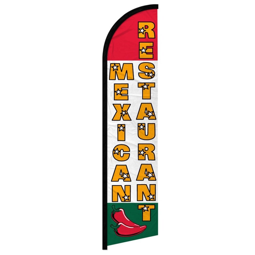 Mexican Restaurant Windless Banner Flag - Flags Importer