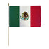 Mexico 12x18in Stick Flag - Flags Importer