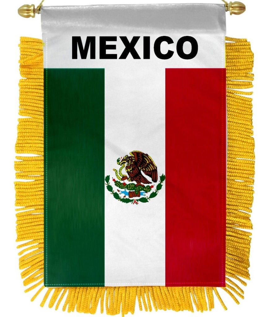 Mexico Mini Banner - Flags Importer