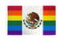 Mexico (Rainbow) Flag 3x5ft Poly - Flags Importer