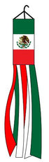 Mexico Super Shiny Poly 5ft Windsock - Flags Importer