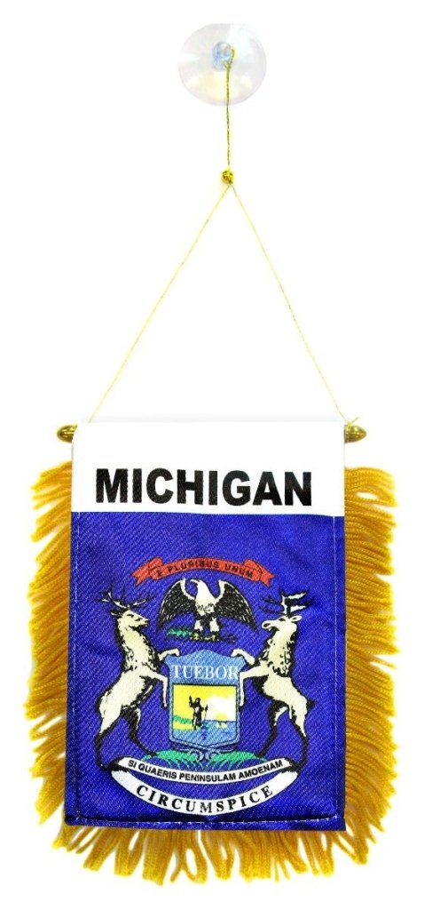 Michigan Mini Banner - Flags Importer