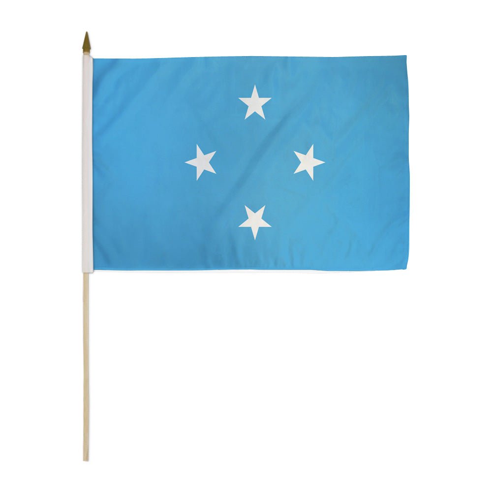 Micronesia 12x18in Stick Flag - Flags Importer