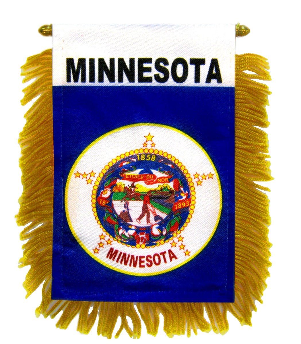 Minnesota (1957) Mini Banner - Flags Importer