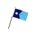 Minnesota 4x6in Stick Flag - Flags Importer