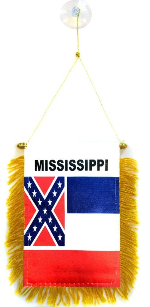 Mississippi (1894) Mini Banner - Flags Importer