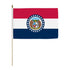 Missouri 12x18in Stick Flag - Flags Importer