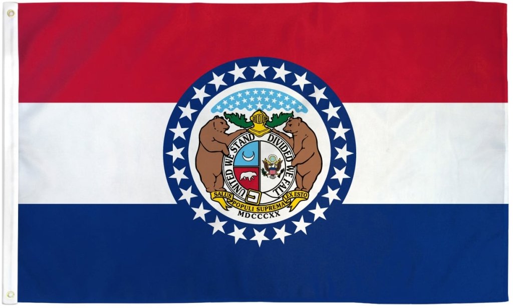 Missouri Flag 2x3ft Poly - Flags Importer