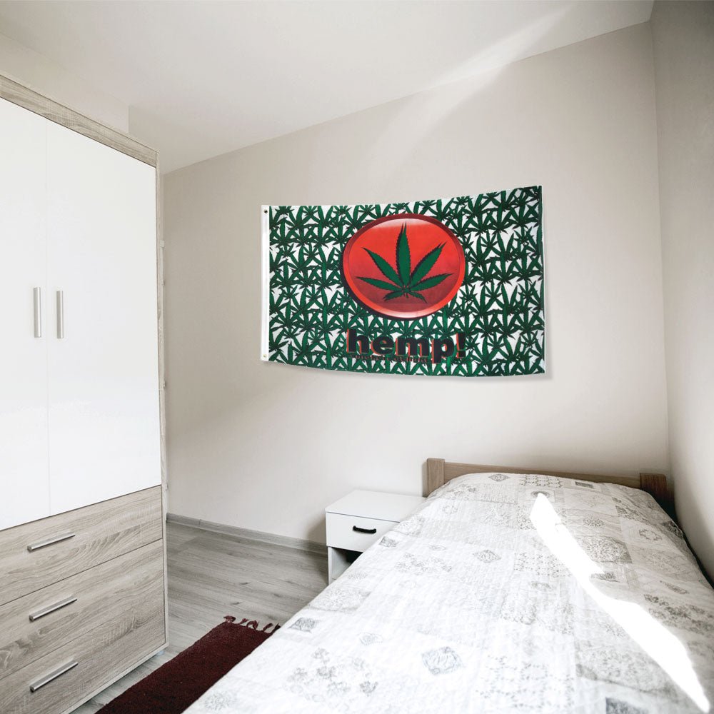 MJ Hemp Flag 3x5ft Poly - Flags Importer