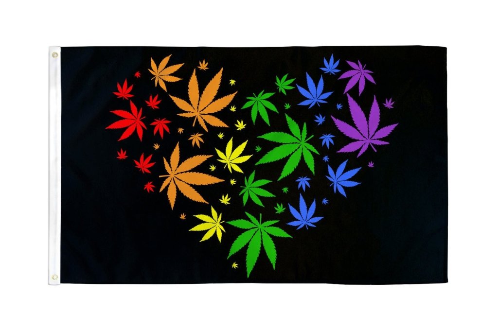 MJ Love (Rainbow) Flag 3x5ft Poly - Flags Importer