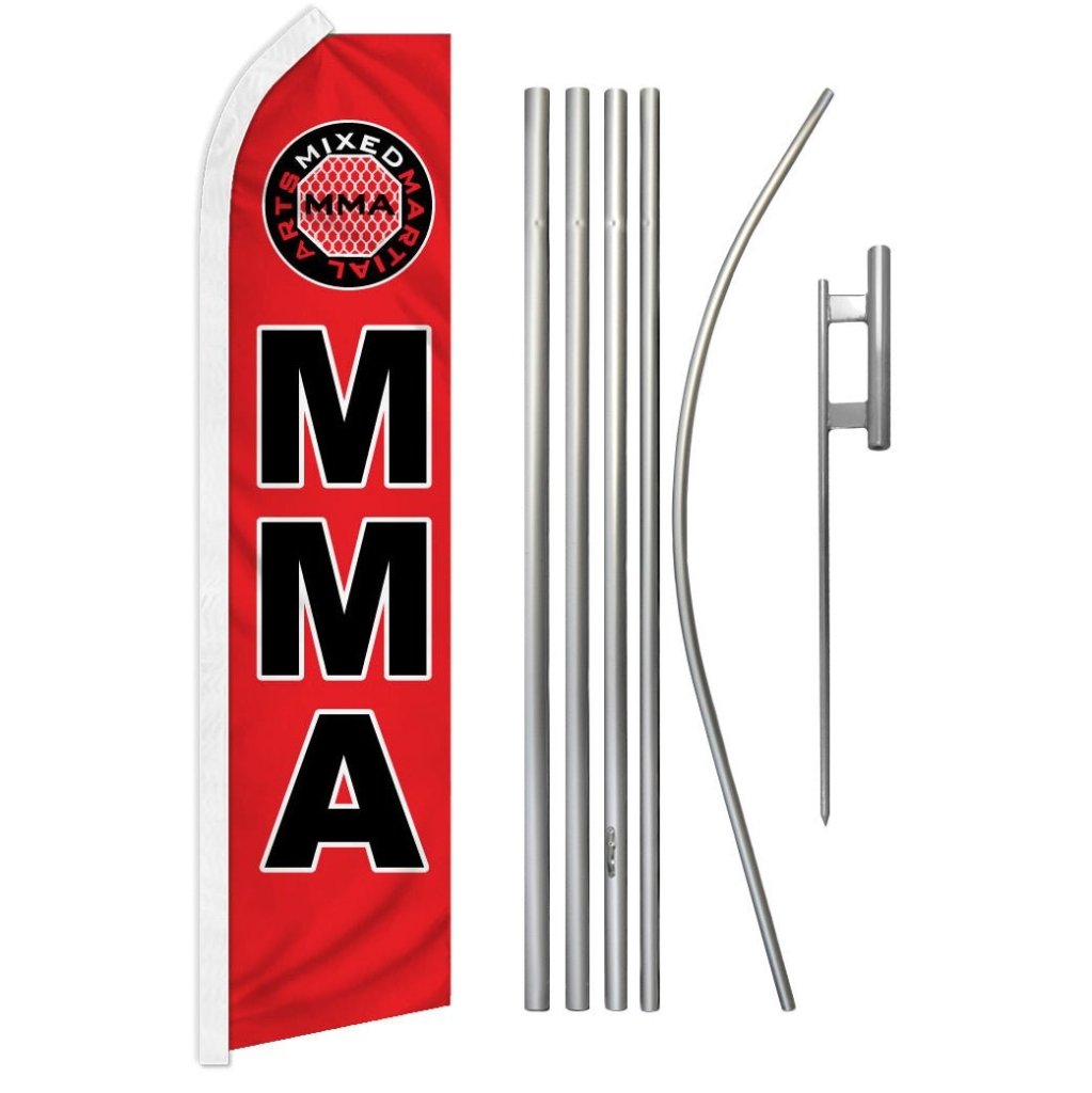 MMA Super Flag & Pole Kit - Flags Importer