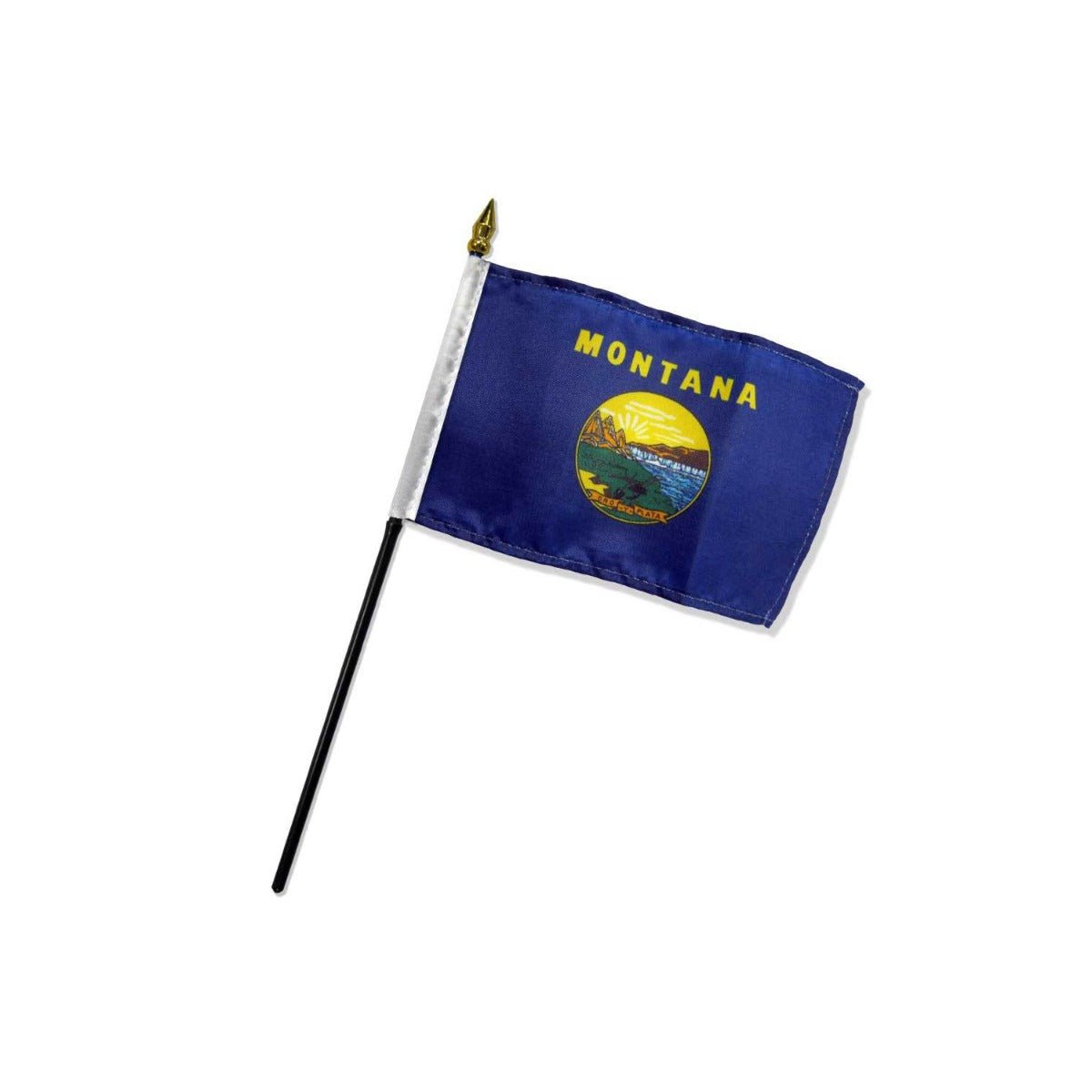 Montana 4x6in Stick Flag - Flags Importer