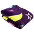 Moon & Stars (Purple) Soft Plush 50x60in Blanket - Flags Importer