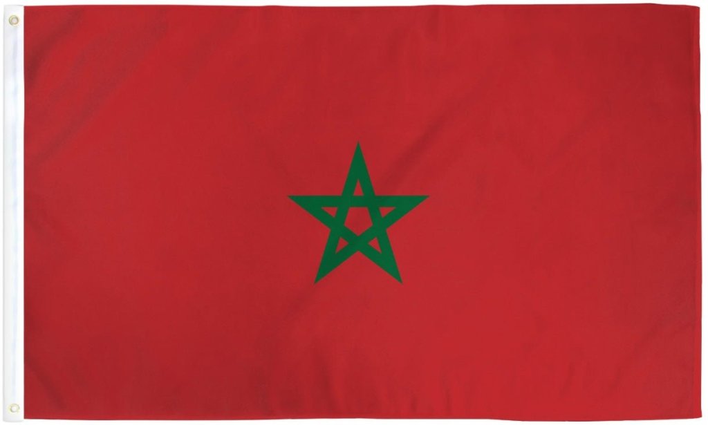 Morocco Flag 2x3ft Poly - Flags Importer