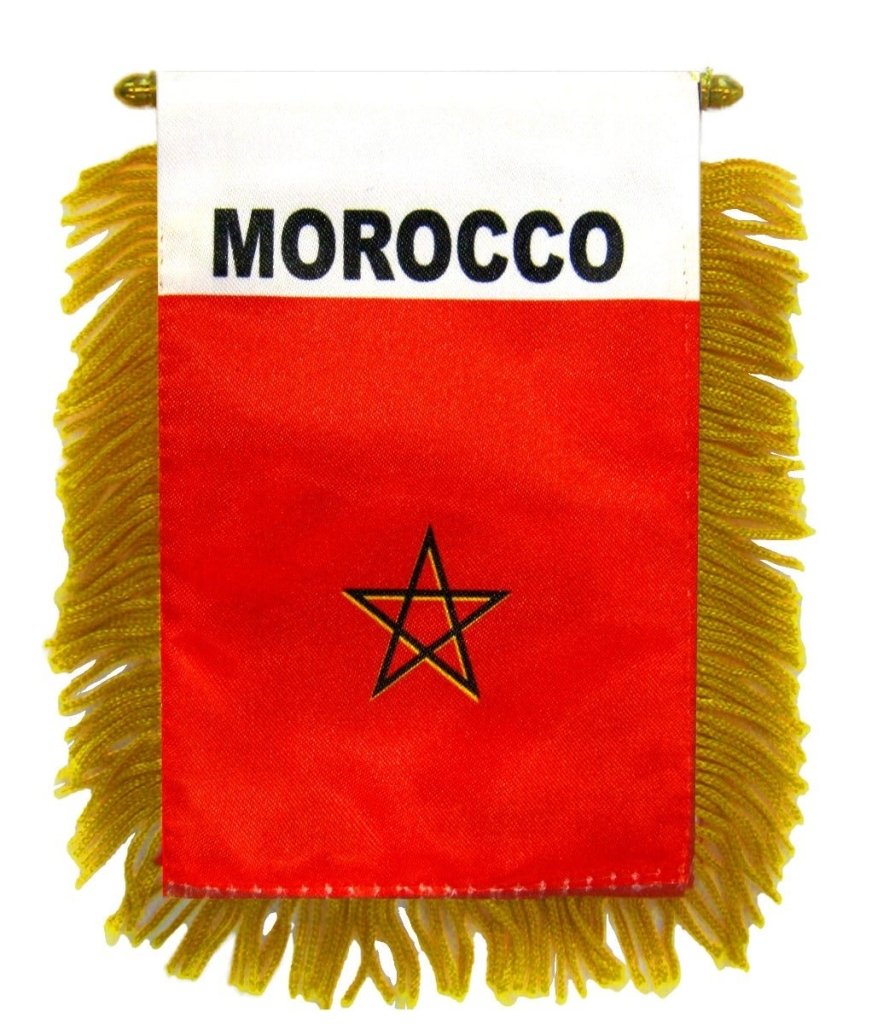 Morocco Mini Banner - Flags Importer