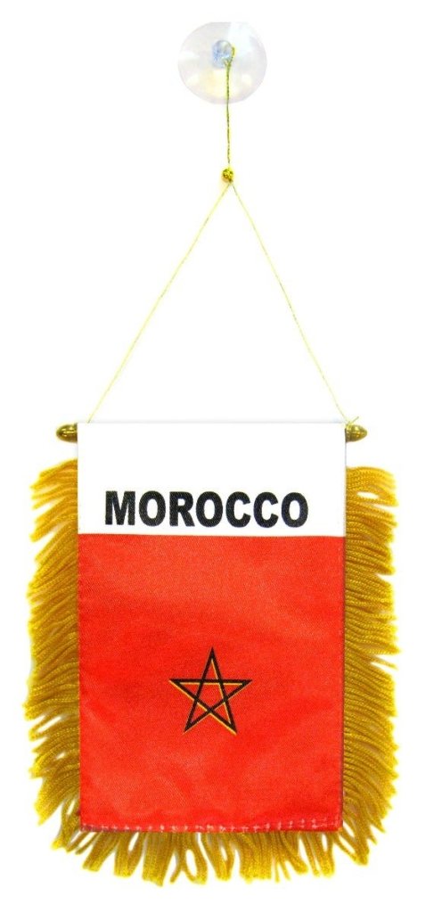 Morocco Mini Banner - Flags Importer