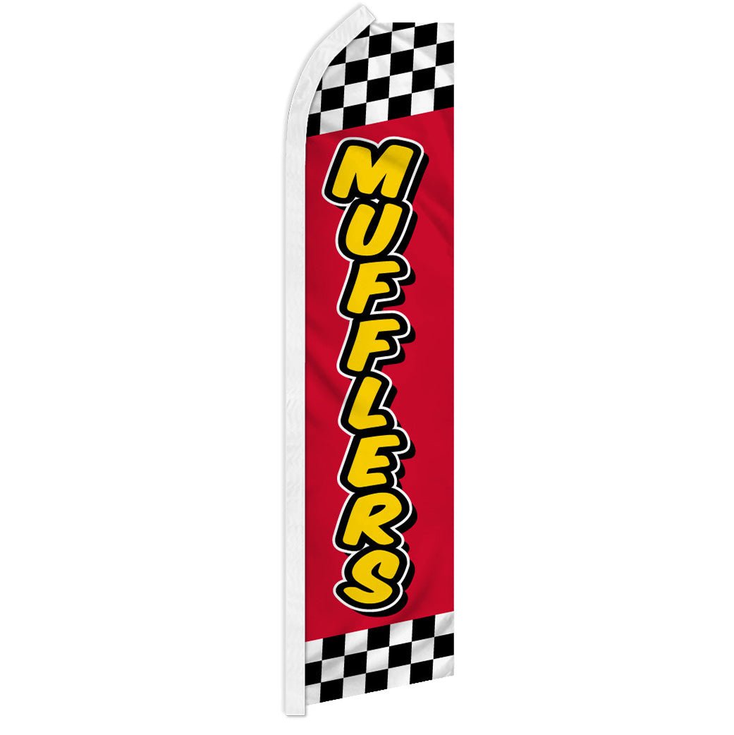 Muffler (Red Checkered) Super Flag - Flags Importer