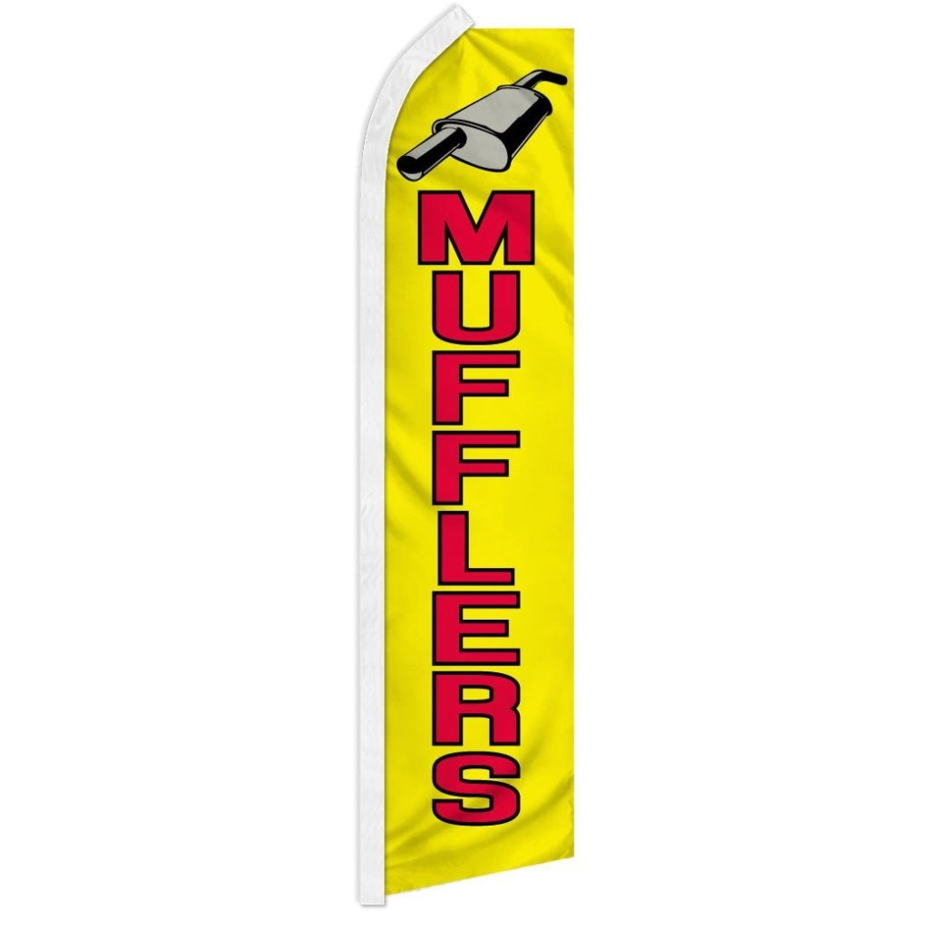 Mufflers (Letters) Super Flag - Flags Importer