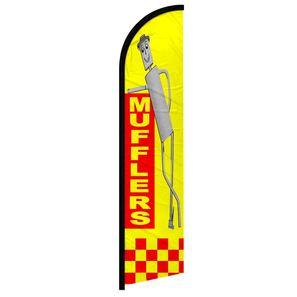 Mufflers (Man) Windless Banner Flag - Flags Importer