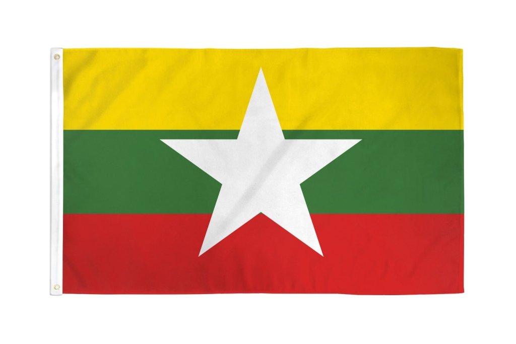 Myanmar (Burma) Flag 3x5ft Poly - Flags Importer