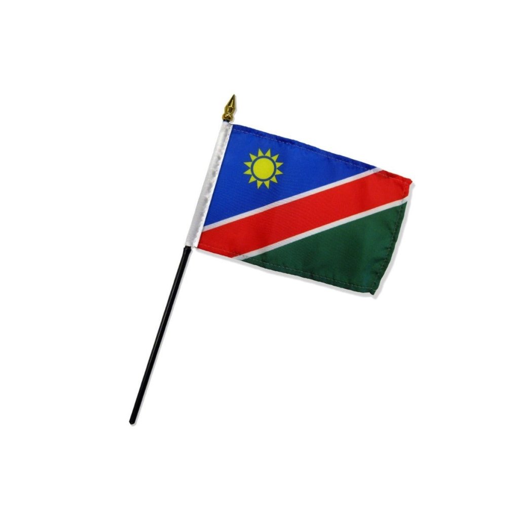 Namibia 4x6in Stick Flag - Flags Importer