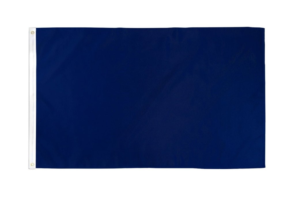 Navy Blue Solid Color Flag 2x3ft Poly - Flags Importer