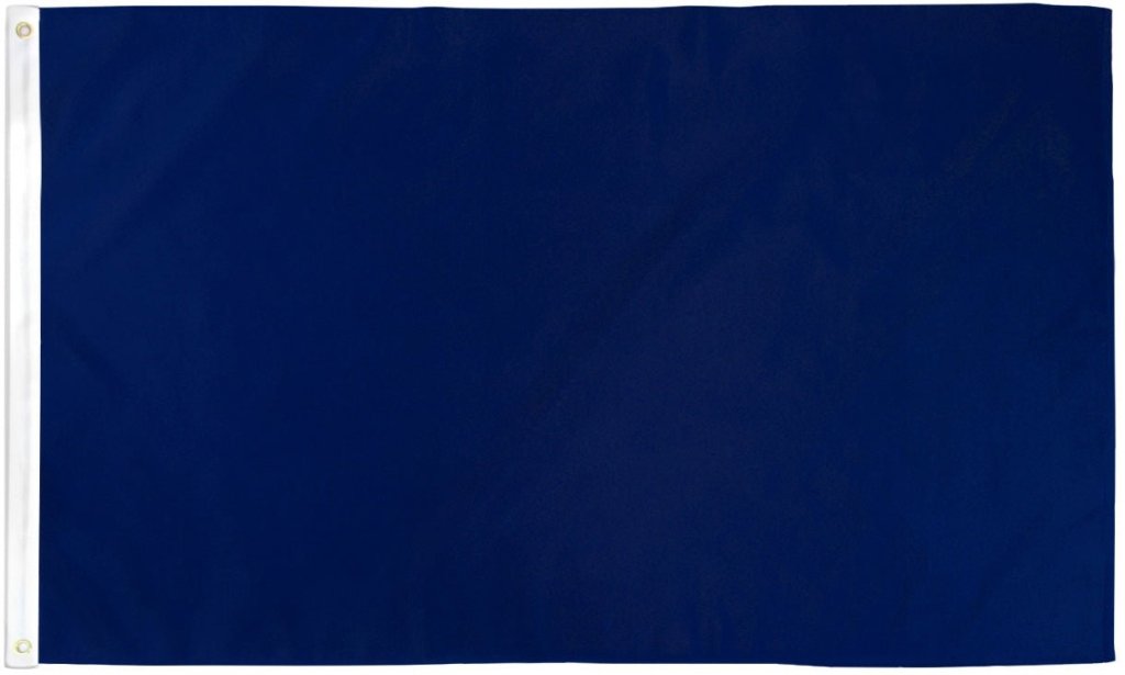 Navy Blue Solid Color Flag 2x3ft Poly - Flags Importer