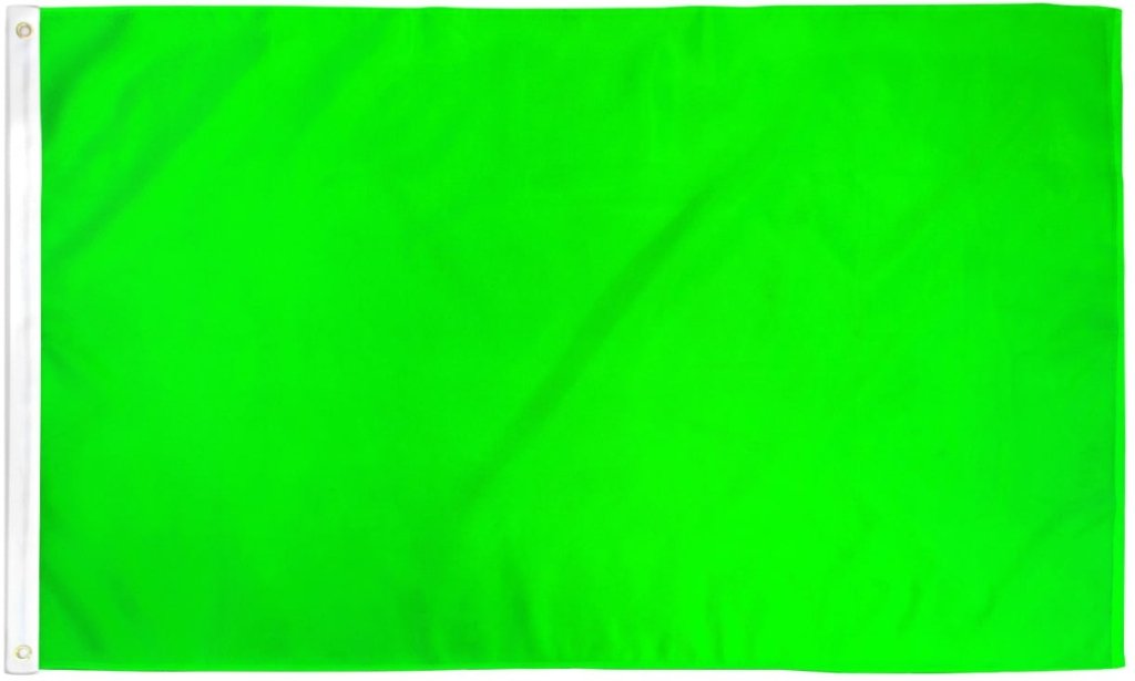 Neon Green Solid Color 3x5ft DuraFlag - Flags Importer