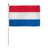 Netherlands 12x18in Stick Flag - Flags Importer