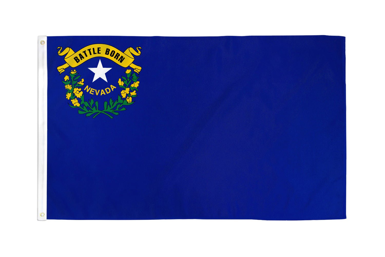 Nevada Flag 3x5ft Poly - Flags Importer