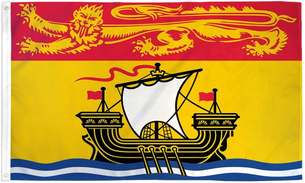 New Brunswick Flag 3x5ft Poly - Flags Importer