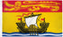 New Brunswick Flag 3x5ft Poly - Flags Importer