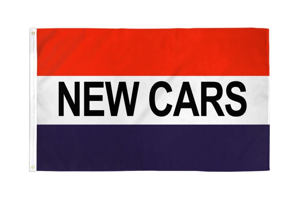 New Cars Flag 3x5ft Poly - Flags Importer