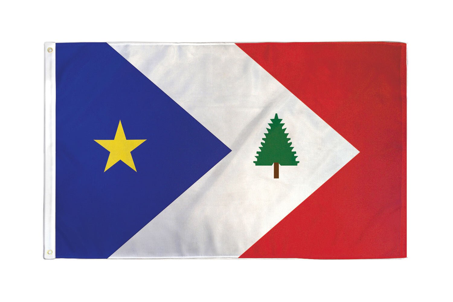 New England Acadiana Flag 3x5ft Poly - Flags Importer