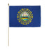 New Hampshire 12x18in Stick Flag - Flags Importer