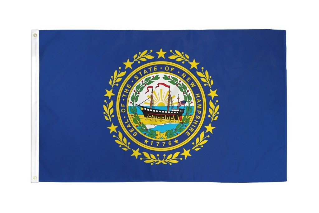 New Hampshire Flag 2x3ft Poly - Flags Importer