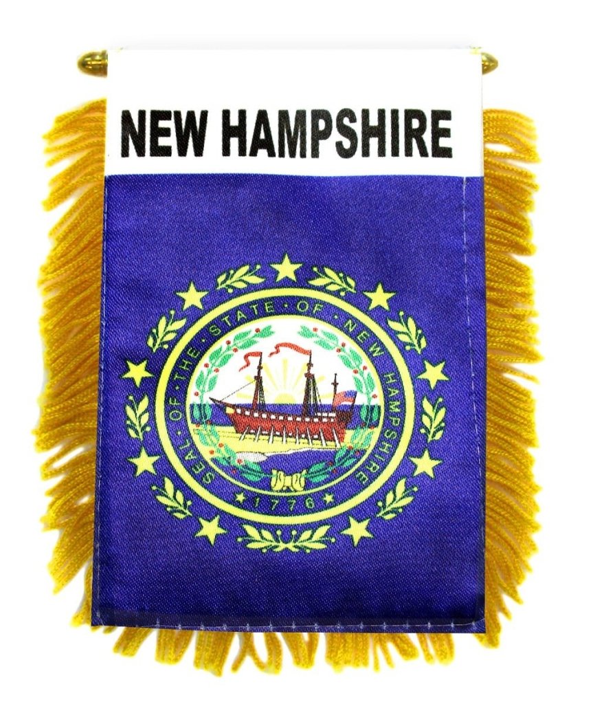 New Hampshire Mini Banner - Flags Importer