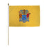 New Jersey 12x18in Stick Flag - Flags Importer