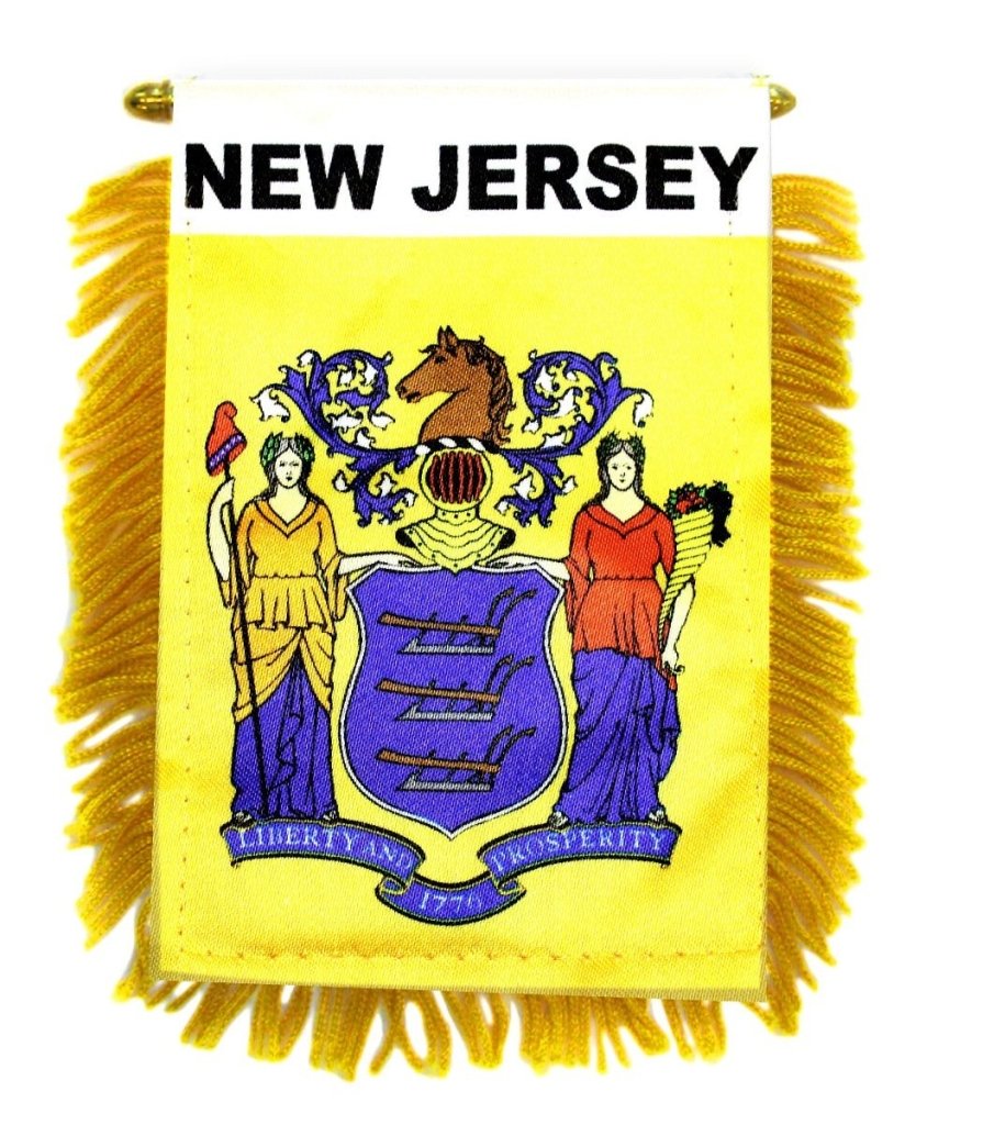 New Jersey Mini Banner - Flags Importer