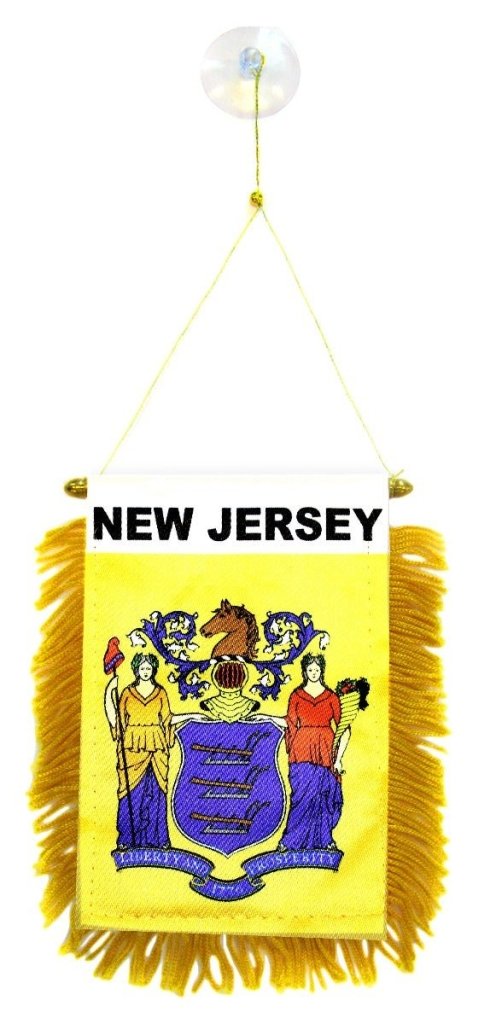 New Jersey Mini Banner - Flags Importer