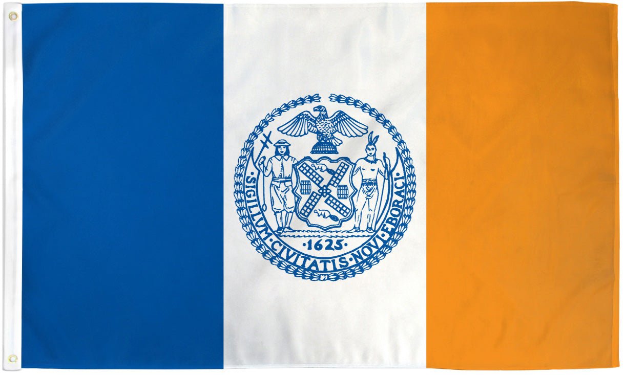 New York City Flag 3x5ft Poly - Flags Importer