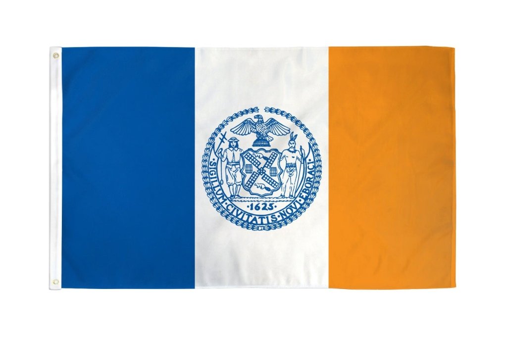 New York City Flag 3x5ft Poly - Flags Importer