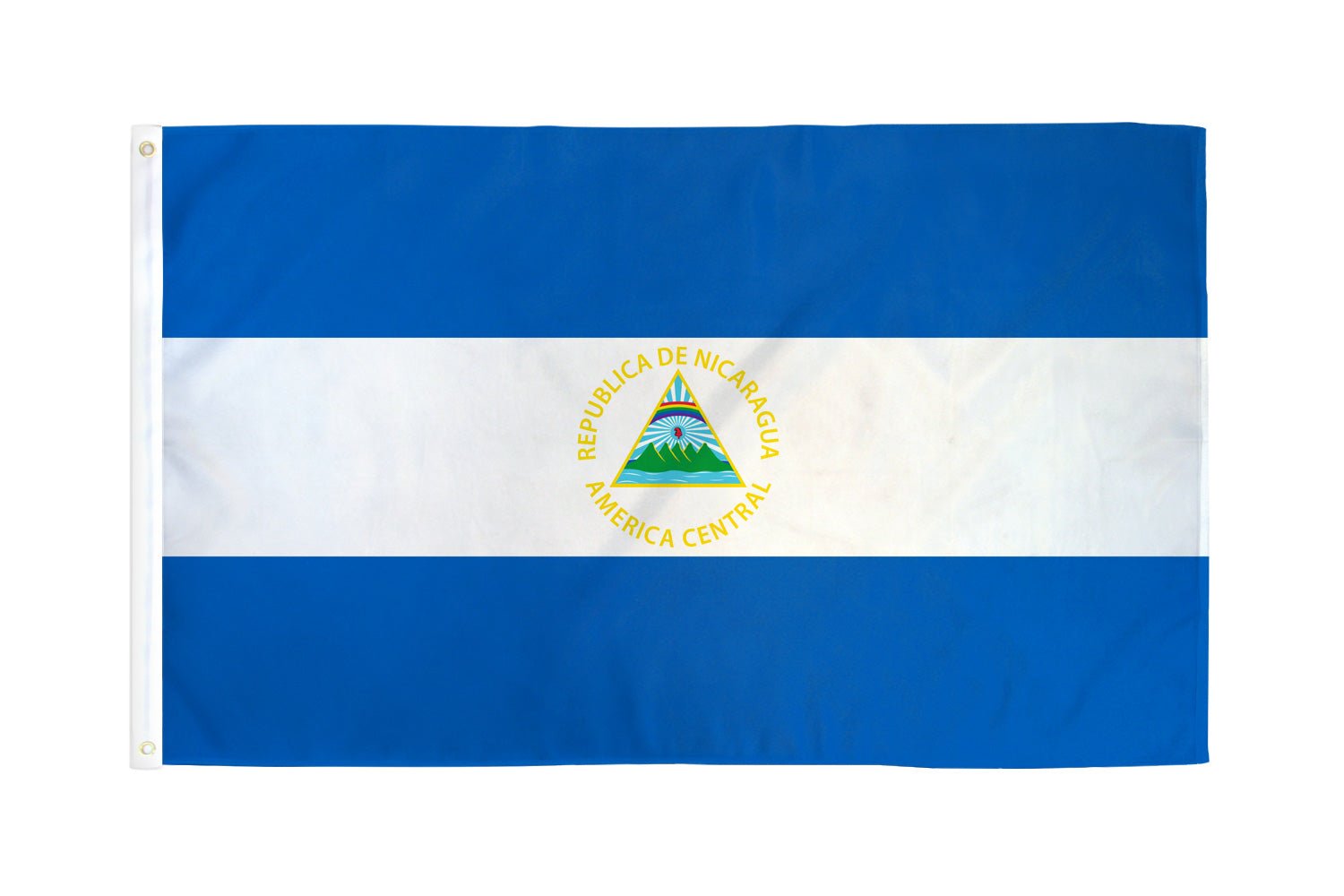 Nicaragua Flag 2x3ft Poly - Flags Importer