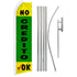 No Credito Ok Super Flag & Pole Kit - Flags Importer